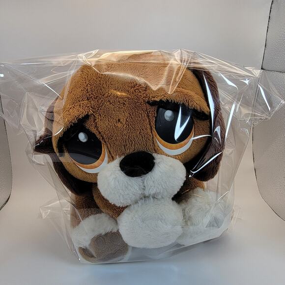 Vtg Rescue Pets Animated Dog Plush Happy/Sad Bark Wags Battery Operated Works! - Picture 11 of 14